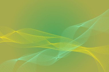 Sancak, poster, iletişim, bilim, müzik, yapay zeka teknolojisi, dijital arkaplan konsepti için beyaz zemin üzerinde izole edilmiş, dinamik akışkan Vector dalga çizgilerinin soyut arka planı,