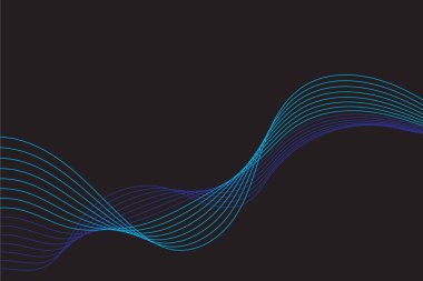 Sancak, poster, iletişim, bilim, müzik, yapay zeka teknolojisi, dijital arkaplan konsepti için beyaz zemin üzerinde izole edilmiş, dinamik akışkan Vector dalga çizgilerinin soyut arka planı,