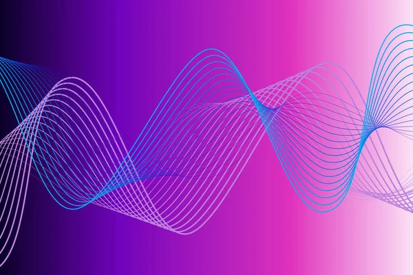 Sancak, poster, iletişim, bilim, müzik, yapay zeka teknolojisi, dijital arkaplan konsepti için beyaz zemin üzerinde izole edilmiş, dinamik akışkan Vector dalga çizgilerinin soyut arka planı,