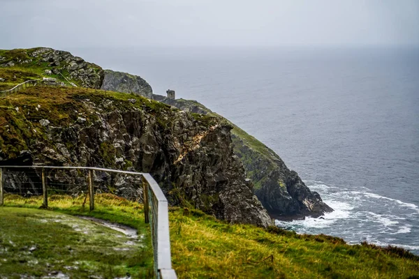 Die Klippen Von Slieve League Der Nordküste Irlands Bezirk Donegal — Stockfoto