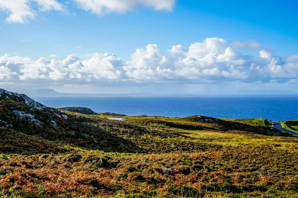 Rlanda Nın Kuzey Kıyısındaki Slieve Ligi Nin Kayalıkları Donegal County — Stok fotoğraf