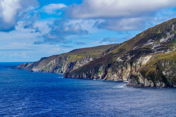 Βράχοι Του Slieve League Στη Βόρεια Ακτή Της Ιρλανδίας Στην — Φωτογραφία Αρχείου