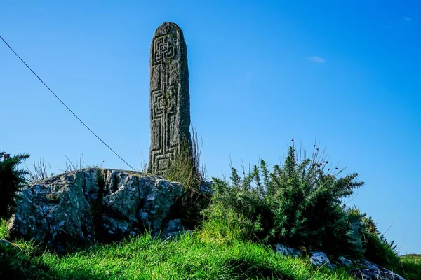 Standing Stone Called Turas Created Eighth Ninth Centuries Stands One — Stock Photo, Image