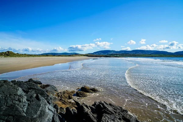 Rlanda Nın Kuzeybatı Kıyısında Donegal Ilçesinde Inanılmaz Bir Sahil — Stok fotoğraf