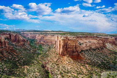 Colorado Ulusal Anıt Parkı şimdiye kadar gördüğüm en inanılmaz kaya oluşumlarına sahip..
