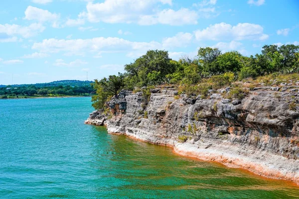 Lake Travis Közelében Austin Texas Egy Nagyszerű Hely Hogy Élvezze Stock Kép