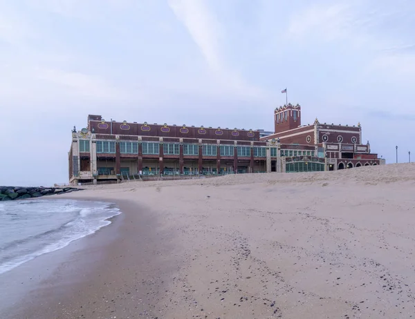 Asbury Park Usa Října 2020 Výhled Krajiny Pláže Historického Kongresového — Stock fotografie