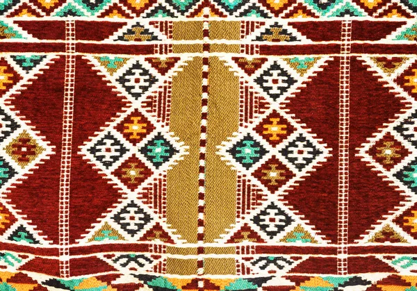 Colorful Rug Oriental Ornaments Close — Stock Photo, Image
