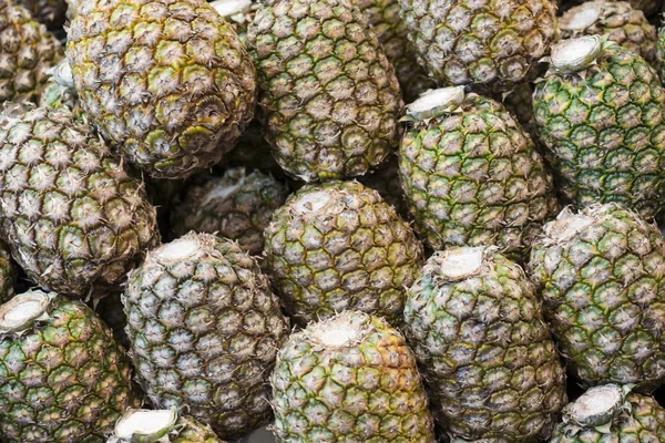 Pozadí Ovoce Ananas Selektivní Ostření — Stock fotografie