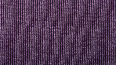 Mor örme kumaş doku kapatın. Arka plan olarak kullanılabilir. Seçici odak