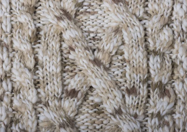 Zachte Natuurlijke Wol Textuur Met Een Patroon Voor Achtergrond Selectieve — Stockfoto