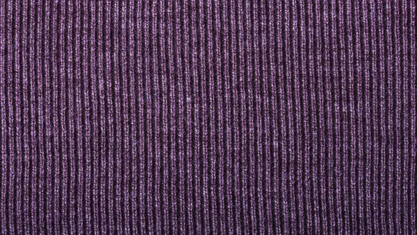 Purple Knitted Fabric Texture Close Can Used Background Selective Focus — Stock Photo, Image