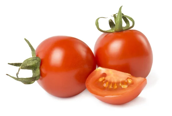 Tomatoes Isolated White Background — Stock Photo, Image
