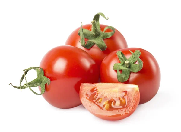 Tomaten Isoliert Auf Weißem Hintergrund — Stockfoto