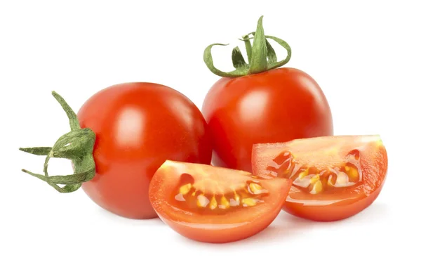 Tomaten Isoliert Auf Weißem Hintergrund — Stockfoto