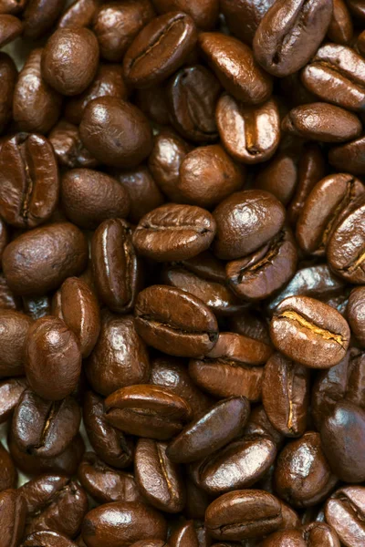 Roasted Coffee Beans Can Used Background — Stock Photo, Image