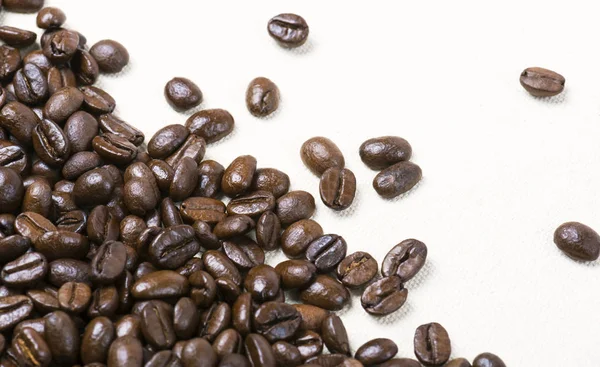 Roasted Coffee Beans Copy Space Text — Stock Photo, Image