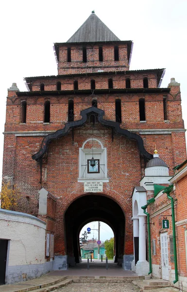 Pyatnitskie Gates Kolomna Kremlin Rusya Nın Ana Kapıları — Stok fotoğraf