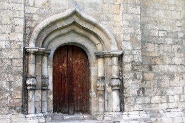 Eski bir othodox kilise girişinde