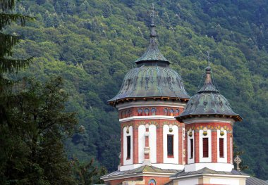 Sinaia Monastery civarındaki Karpat Dağları, Prahova County, Romanya