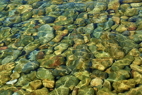 Πέτρες υφή στο νερό — Φωτογραφία Αρχείου