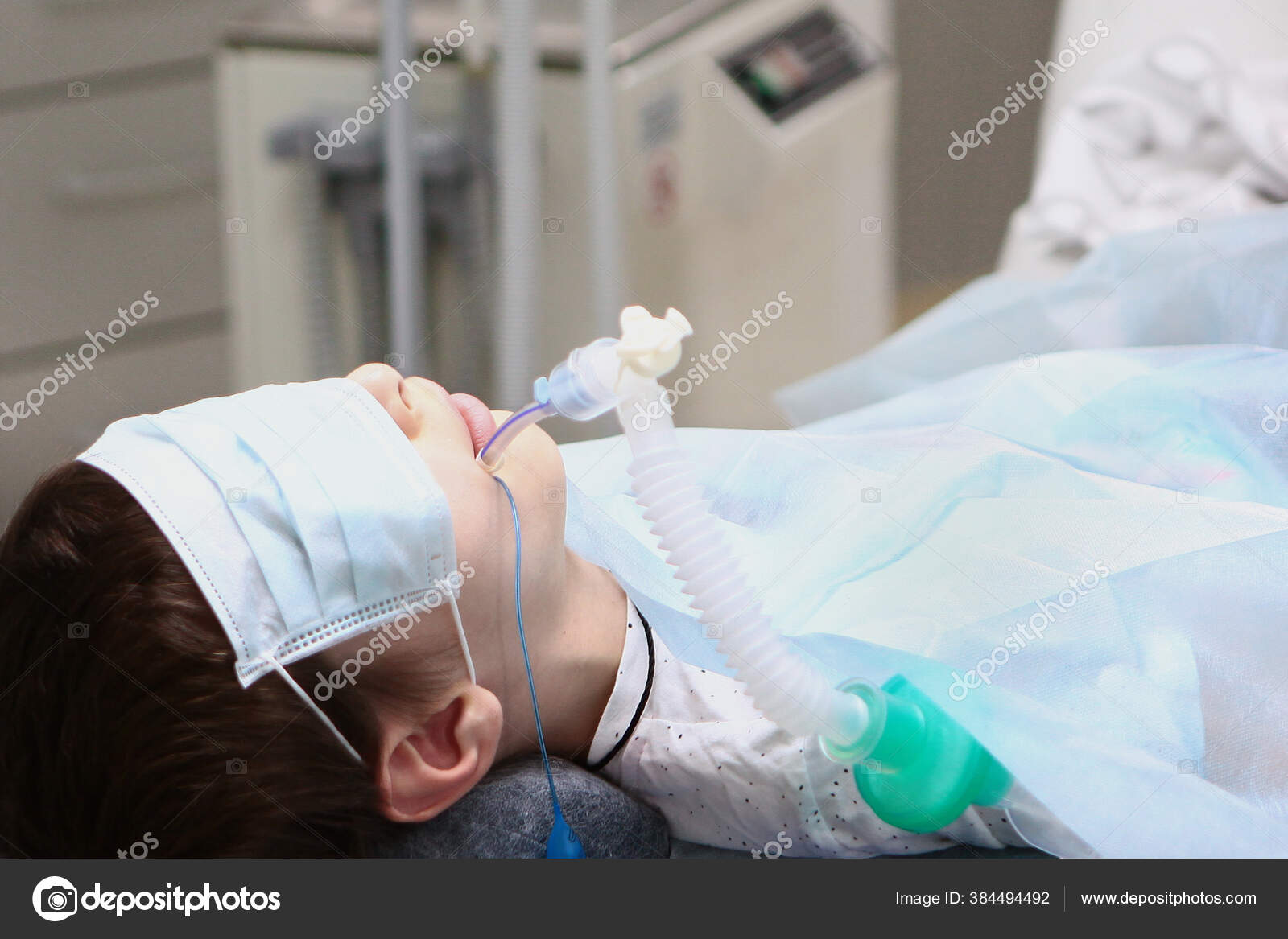 Anesthesia Mask Breathing