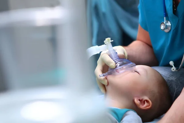 Příprava Zubní Chirurgii Odstranění Více Caries Léčba Dětských Zubů Celková — Stock fotografie