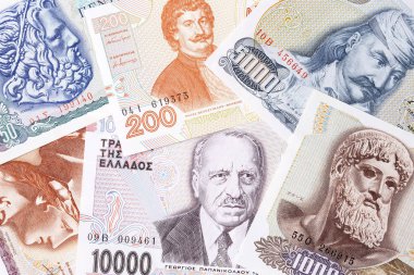 Yunan para, bir arka plan 