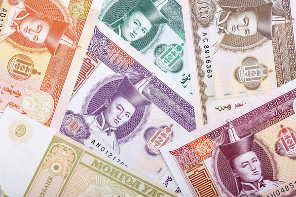Money Mongolia Background — Stock Photo, Image