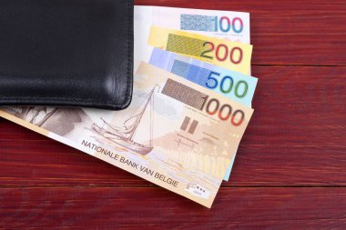 Belçika'dan para siyah cüzdan 