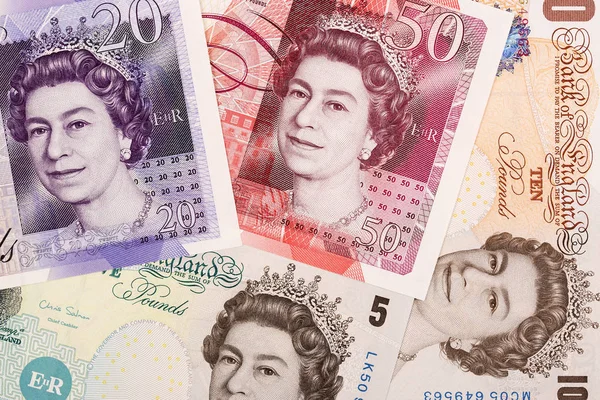 Libra Inglesa Fondo Negocios Con Dinero Inglaterra —  Fotos de Stock