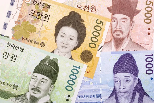 韩国的钱 — 图库照片