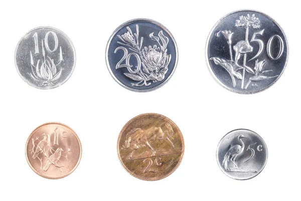 Jihoafrický Mince Centů — Stock fotografie