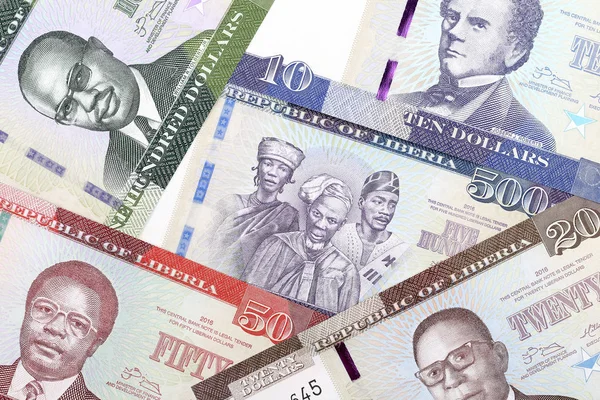 Dollari Liberiani Background Aziendale — Foto Stock