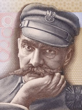 Jozef Pilsudski, Lehçe para üzerinden bir portre 