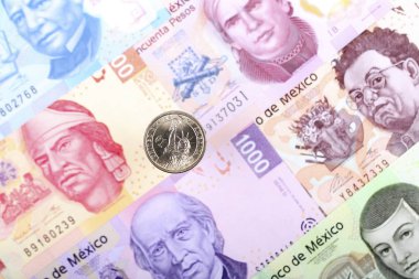 Doları para Meksika banknotların arka plan üzerinde 