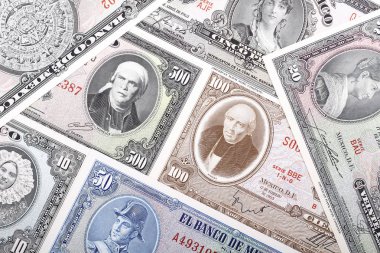 Eski Meksika banknotlar, bir iş geçmişi 