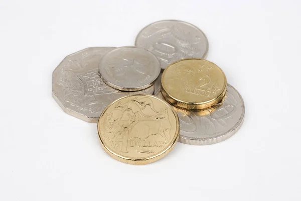 Australische Coins Set Van Dollars — Stockfoto