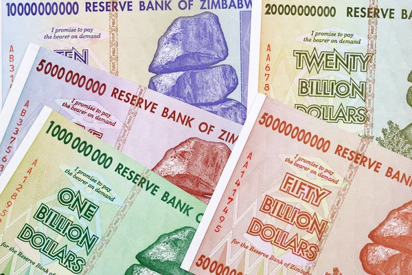 Dollari Dello Zimbabwe Background Aziendale — Foto Stock