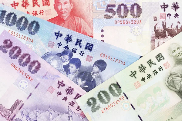 Geld Uit Taiwan Een Zakelijke Achtergrond — Stockfoto