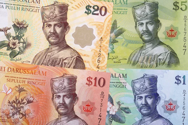Dinheiro Brunei Fundo Negócios — Fotografia de Stock