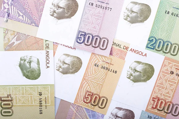 Dinheiro Angolano Fundo Negócios — Fotografia de Stock