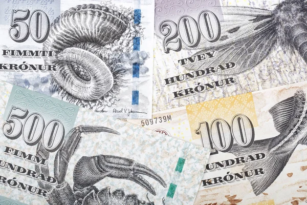 Geld Van Faeröer Een Zakelijke Achtergrond — Stockfoto