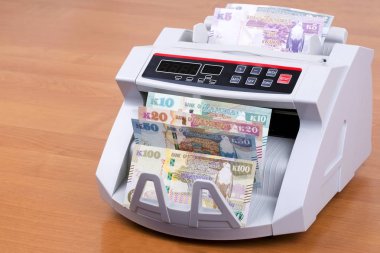 Bir sayım makine Zambia Kwacha 