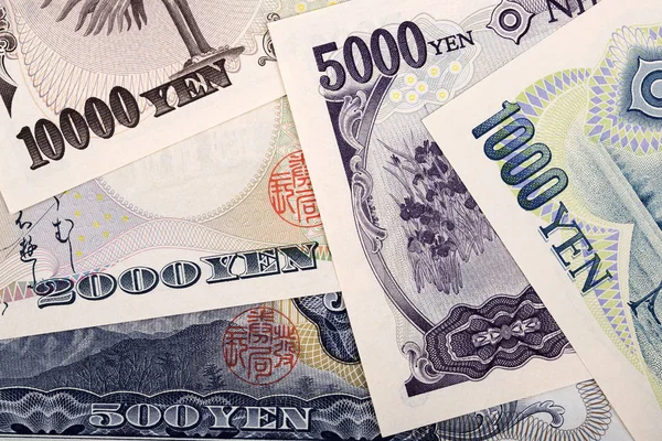 Japanese Yen Business Background — Stock Photo, Image