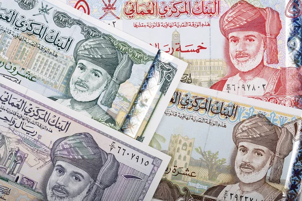 Omani Rial Background Aziendale — Foto Stock