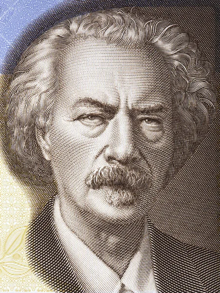 stock image Ignacy Jan Paderewski a portrait from Polish money