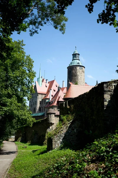 Замок Чоха Расположен Городе Суха Польше — стоковое фото