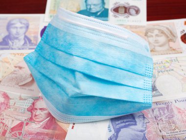 İngiliz parasında koruyucu maske