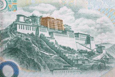 Lhasa 'daki Potala Sarayı (Tibet)